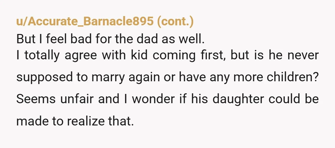 u/glutenisnotmyfriend If you want to leave, you should. If you want to stay and see if something can be done to make your future stepdaughter feel safe and like her...