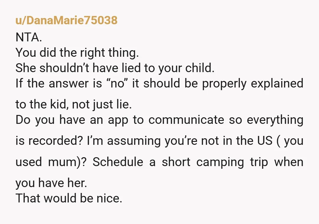 u/QuietDustt
“Correction: SHE started something.”
NTA
EDIT: removed incorrect reference to ex-wife
