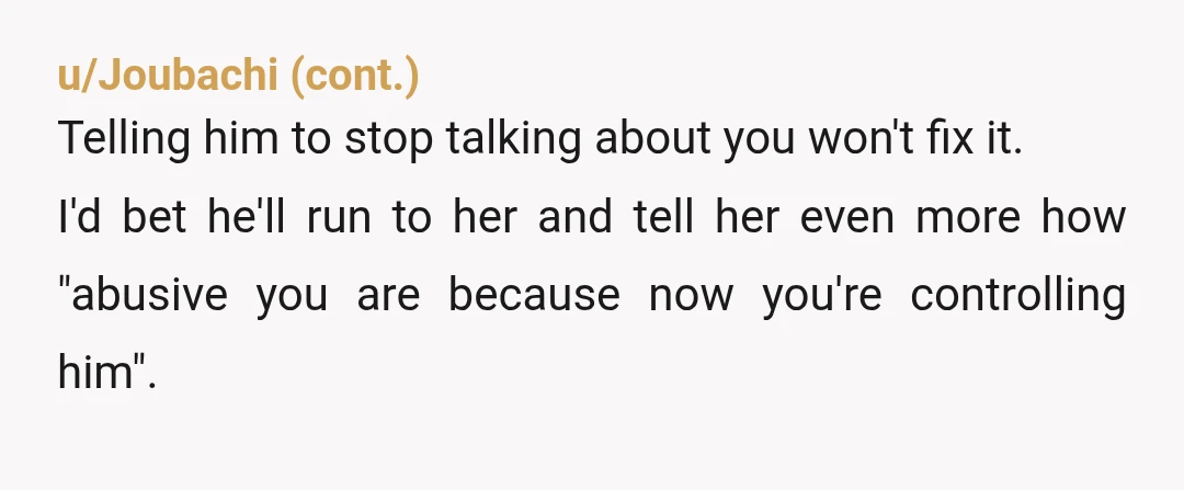 u/CharlotteChipmunk Screenshot those texts and save them for your divorce lawyer binder!!!! This is NOT OKAY!!! I overheard a co worker talk to his boss one day how he had...