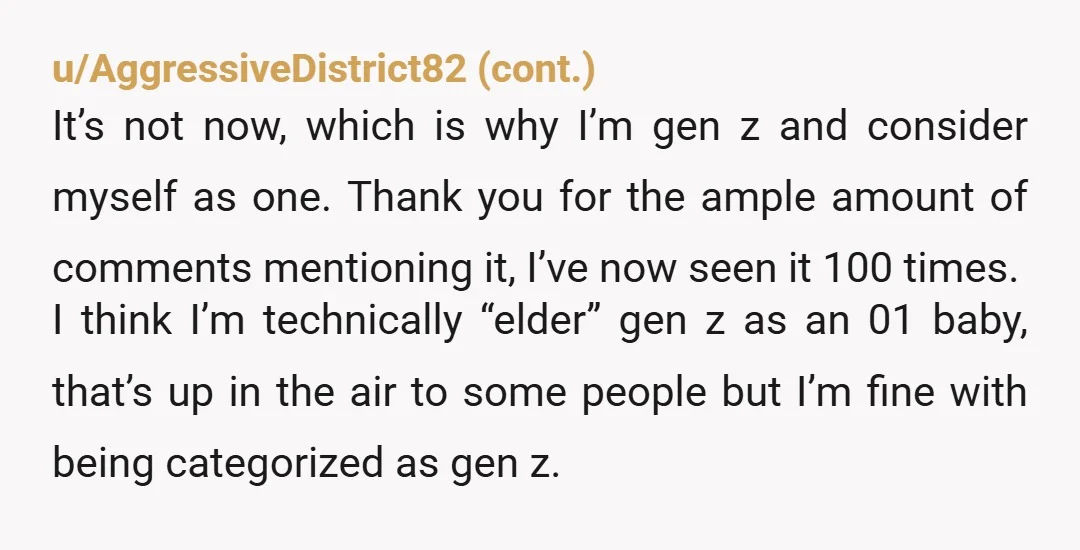u/feckingelf i can’t say i have ever experienced this or done this. i am gen z, but every gen z person i know is very respectful and has a “customer...