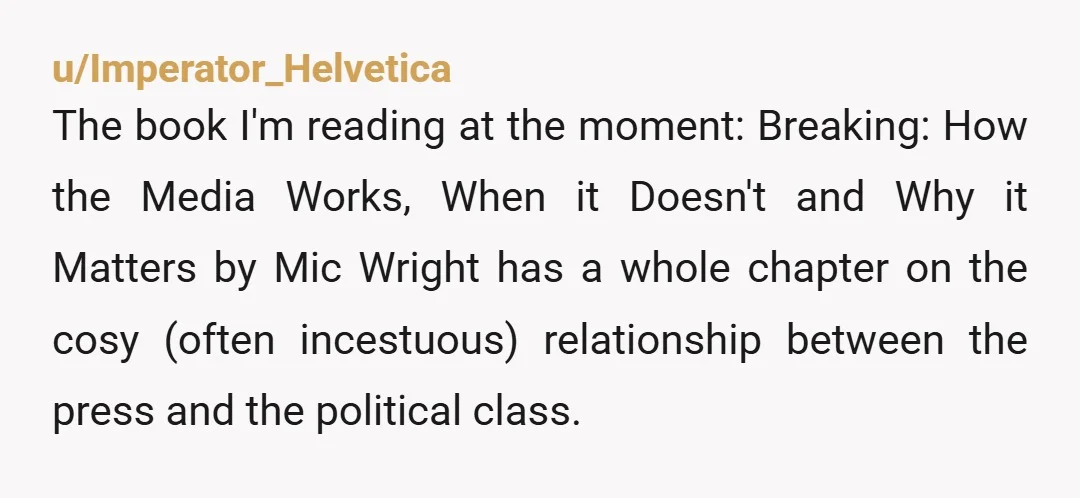 u/cajedo I’m so sick of giving politicians air for their unchallenged lies. So sick that I barely watch or listen to any “news” stations anymore. I stay informed, but have...