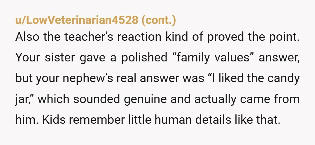u/piratepixie
NTA - You're advocating for your nephew having his own voice.