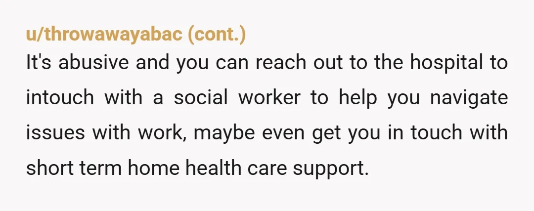 u/Fair-Wonder8490 first of all this is your HEALTH the most important thing ... cannot believe your mom is acting like a AH for not helping you as a MOTHER ...........