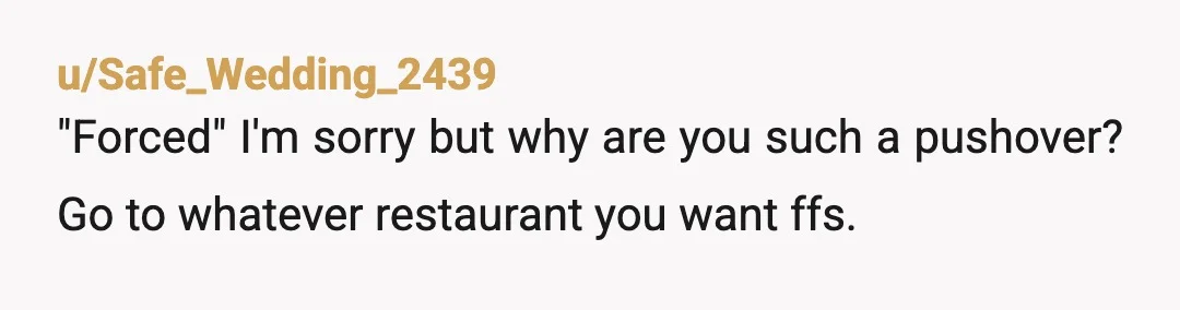 u/Effective-Hour8642 This has to be AI. In case it isn't. Who in their right mind would change the wedding for a sisters boyfriend? Who would entertain going to places he...