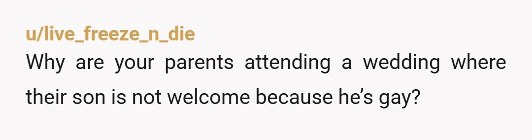 u/bourbonandcheese
I feel like you buried the lede here.
You all should stay home in solidarity with your brother.
That's f*** up.