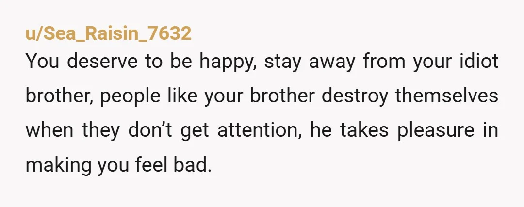 u/lol-daisy325121
“Idk how you’re gonna take this…” I bet she was so nervous to tell you that she didn’t like your family.
You definitely found a keeper