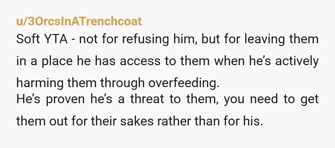 u/The_Bunny_Brat YTA for not taking care of your pets. You already know it’s unsafe for them & they might be killed, so you need to do the right thing &...
