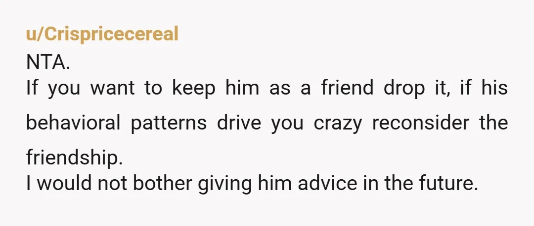 u/Similar_Corner8081
NTA Why did he go  into business with a partner he doesn't trust? You told him