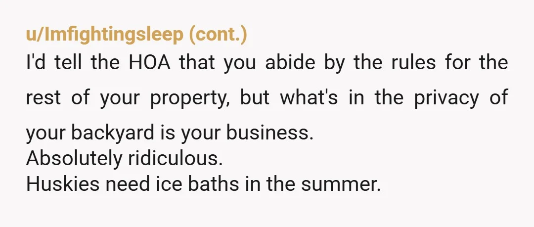 u/tafinnated
What do HOA's do besides add drama and bullshit to people's lives lol