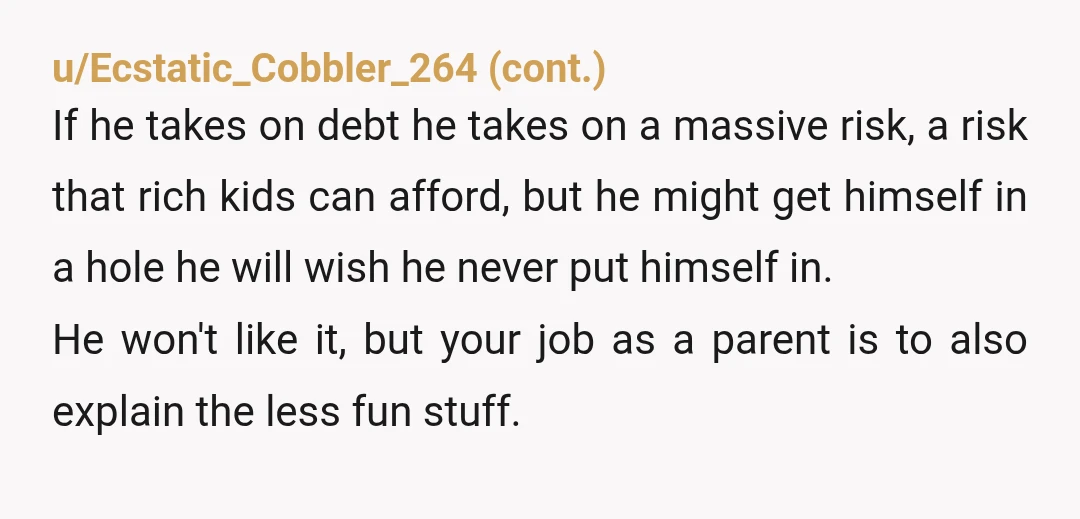 u/crazywidget NTA. You all need to be open and honest. You have multiple children to support and it seems you (rightly) want to provide equal support to each. That assumes...