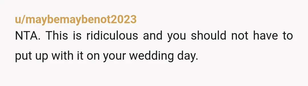My own best friend is not standing in the wedding. is just frickin' weird. And I hope you only mean you only picked the number of groomsmen, not which ones...