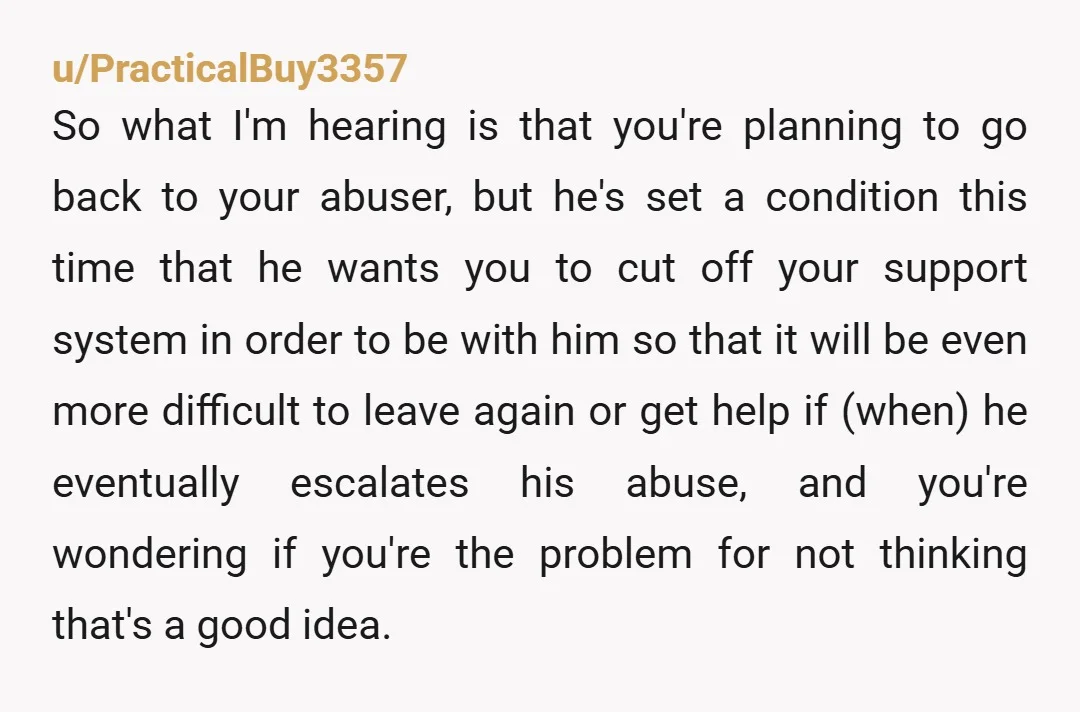 u/goodbye-toilet-cat He was abusive and he’s still abusive. You were (and still are?) doing way more physical and emotional labor for the relationship while being abused for it and being...