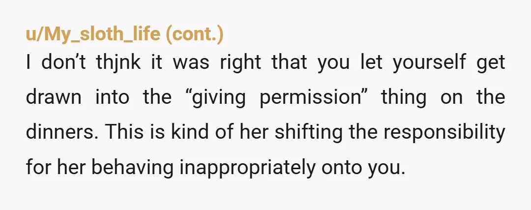 u/Prestigious-Ad1346 It’s very strange that she’s using her coworker as a way to make herself feel less insecure about you not spending time with her. This is a very short...