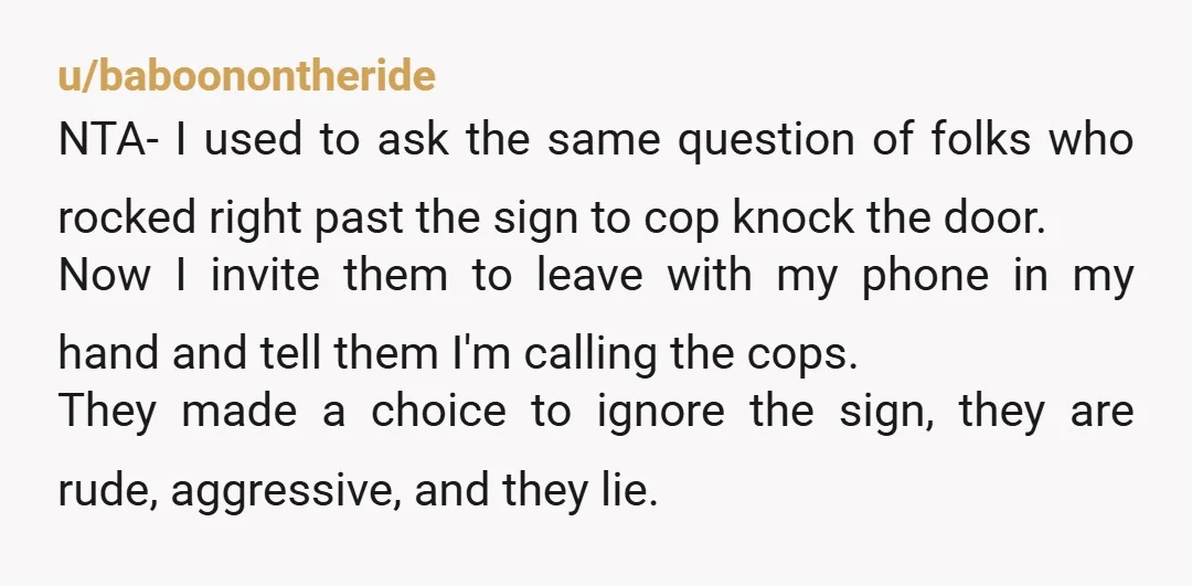 u/Sleepy-Blonde
NTA. Plus practically all of the pest control door to door guys are scammers.