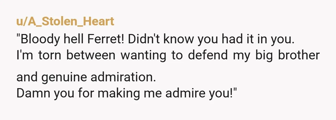 u/ClutchyourownPearls Oh get stuffed, you overgrown turnip. You goaded him. If I weren’t Head Auror, I’d sectumsempra you all over again. It’s ironic that you said he has the subtlety...