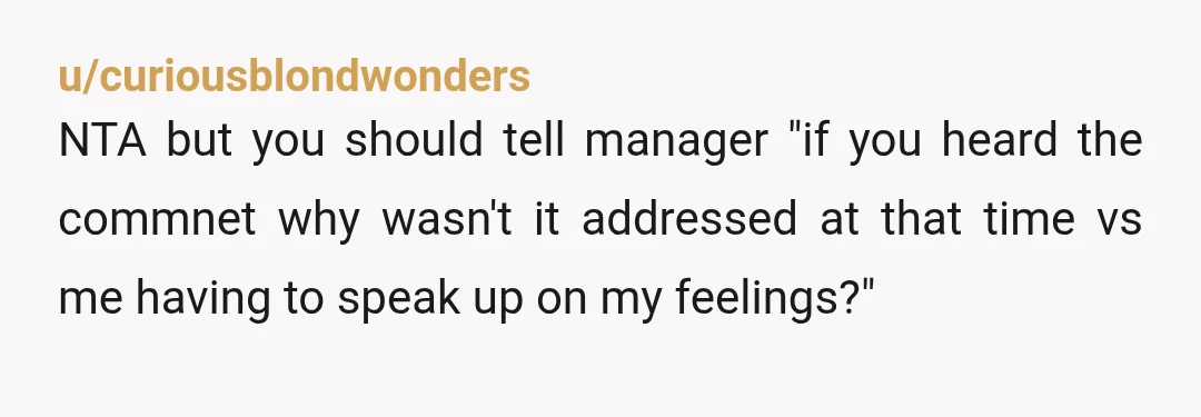 u/MsSamm
NTA.
Richard may not consider you part of the team but it sounds as if you're doing well with the rest of them