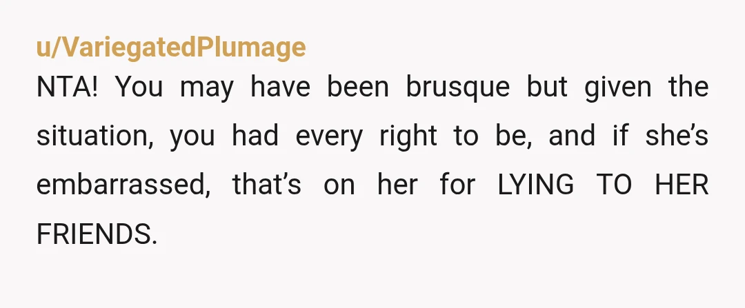 u/DanaMarie75038 NTA. Change your lock and don’t ever give her access to anything you own. Amelia humiliated herself by lying to everyone and your family is enabling her.