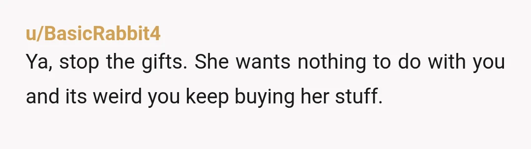 u/sandpiperinthesnow NTA. She is 18yrs old, old enough to understand that saying cruel things loses friendships. It is part of becoming a proper adult. Action/reaction. It is also helpful at...