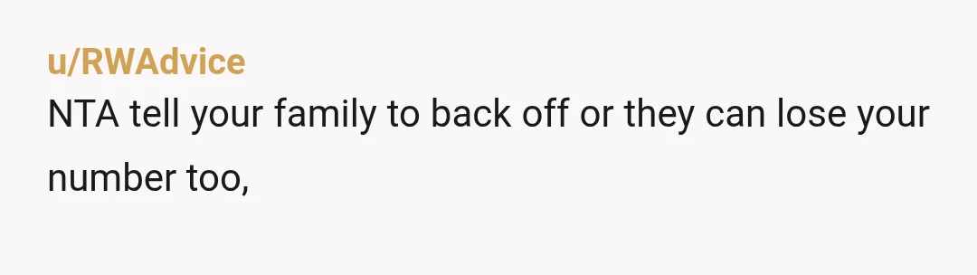 u/JustWordsInYourHead NTA. Her ability to provide her daughter with the experiences her daughter wants is her and her husband's responsibilities only, not yours. In what world would you be on...