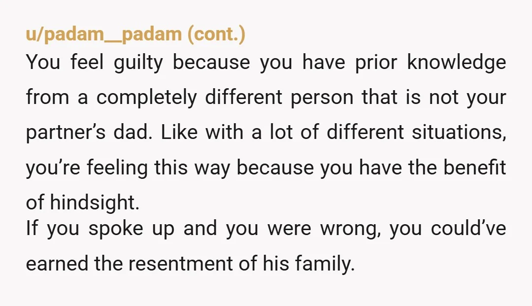u/joyuponwaking I’m sorry for your partner’s loss. However, with all due respect you are severely overestimating your ability to diagnose serious illness in a person you just met. You sound...