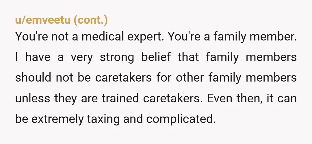 u/epanek
Make sure your parents are clearly informed on your plans.
They need to address his care before they leave.
