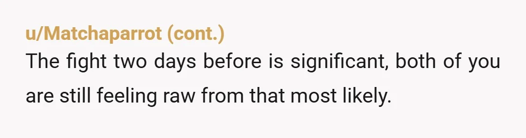 u/Impressive_Rush5018 NTA. Your bf, however, is. First of all, he called you something, not someone. He doesn't see you as a person. You need to think that if he treats...
