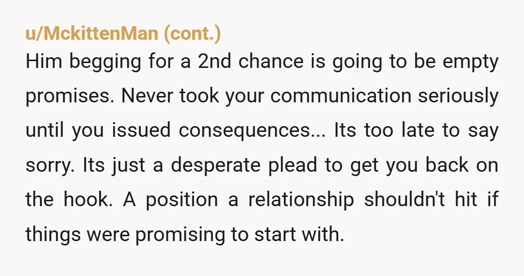 u/hometown_nero I hate this guy and breaking up with him was the right call. Do you really want to have to be in therapy for 40 years to find out...