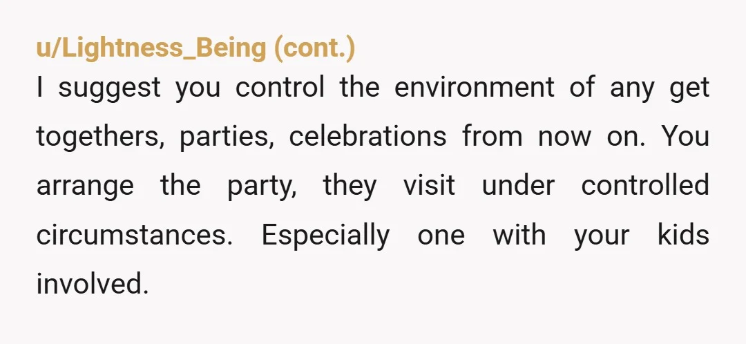u/DazzlingPotion What is wrong with your inlaws? I hope your DH ripped them a new one. You are not an AH and neither is your husband for leaving. A very,...