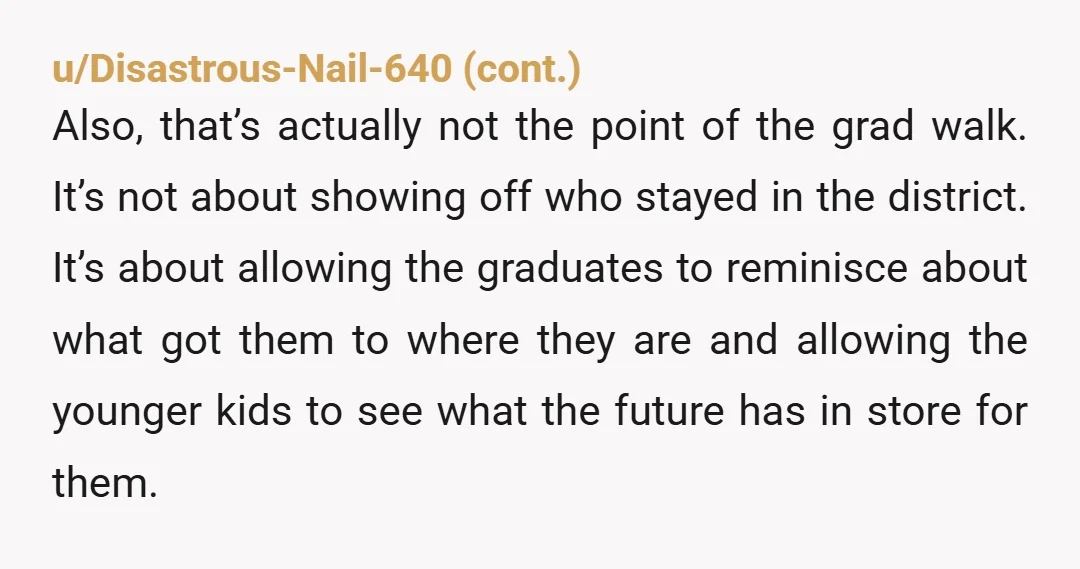 u/mishney YTA. First of all, we're expected to believe that you know the reason why each of these kids ended up at different high schools and you've appointed yourself the...