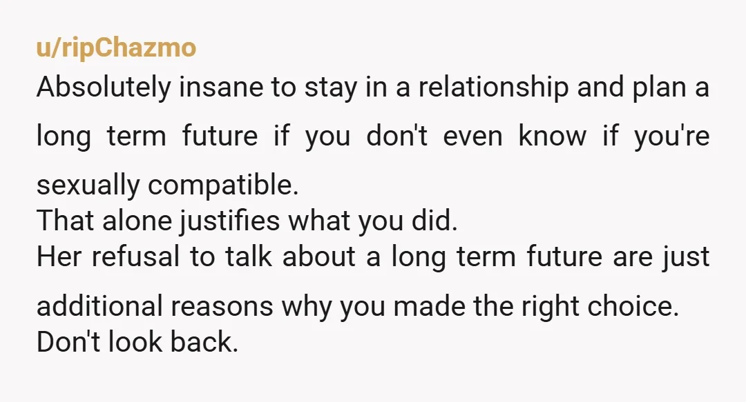 u/Minttt You didn't ruin anything - truly, the only downside here is that you've devoted 3 years of your life to a person who clearly wasn't in it for the...