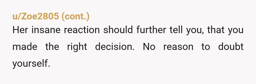 u/slvstrChung A boundary is only as meaningful as your enforcement of it. ...And the only way you can enforce a boundary is by ending the relationship. The real question is...