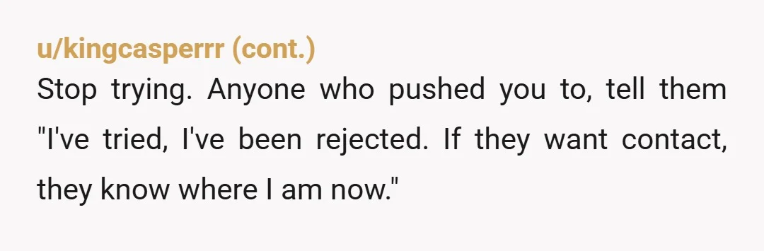 u/Ricco7716 Sounds like you need to be a lot firmer to those giving you bad encouragement . Telling them in no uncertain terms to ‘get f***,’ you’re not interested in...