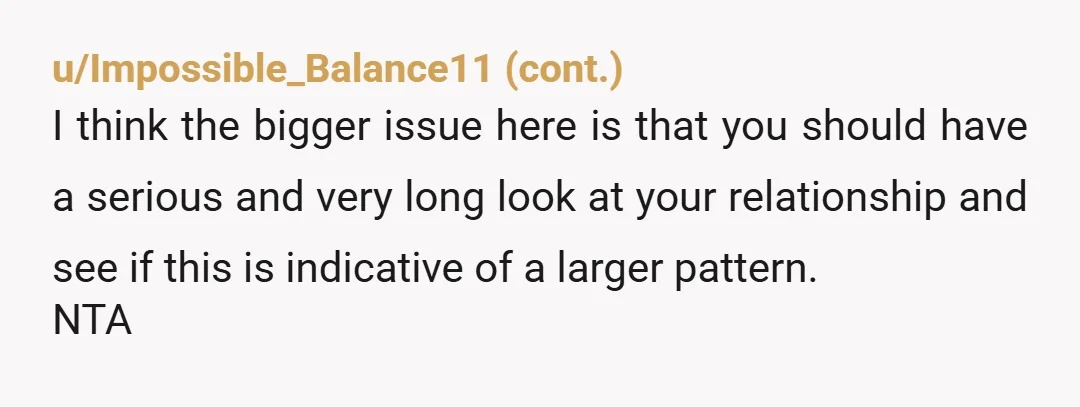 u/Creative_Bad_3373 NTA. It's just common courtesy to not buy people things they've told you they don't like.