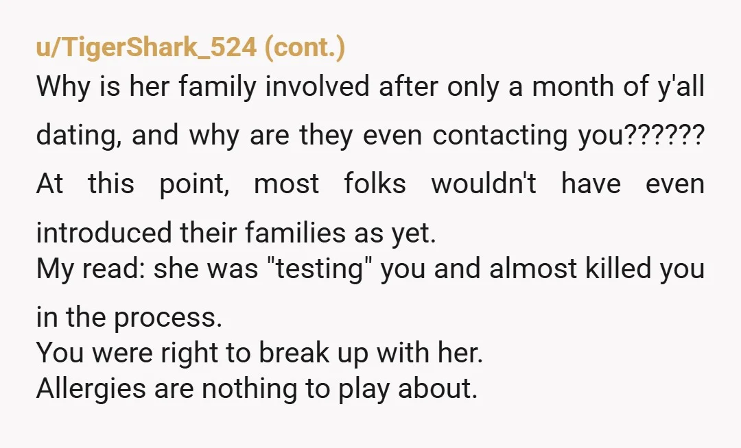 u/Doormatjones NTA. Whether its an accident or not you gotta protect yourself. It sucks but a mess up this early in the relationship is going to put a pal over...