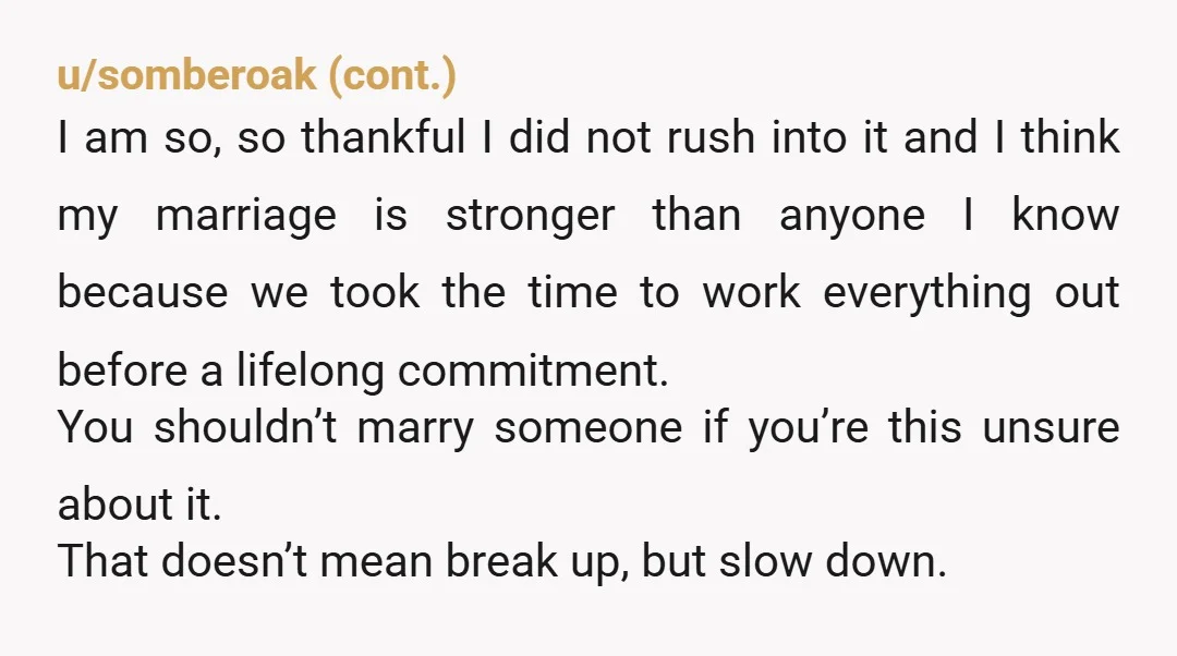 u/EyeballBrine "Withheld" and you guys have been seeing each other less than a year lmao. You're insulted she would think that of you and yet you hardly know her AND...