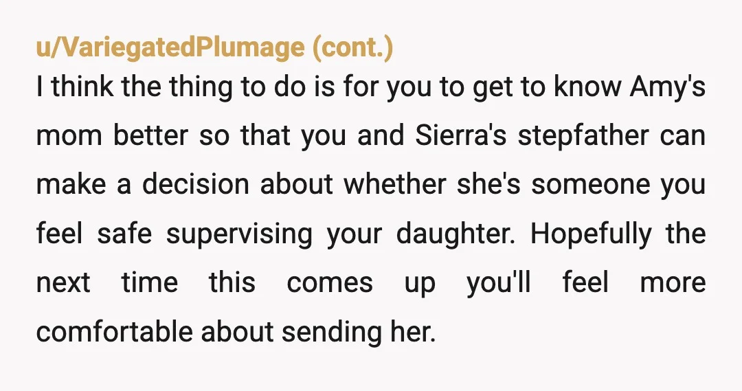 u/Karen-Kelly598 nta. tbh you are literally just doing your basic job as a parent. letting a 16 year old fly entirely alone to meet a complete stranger from the internet...
