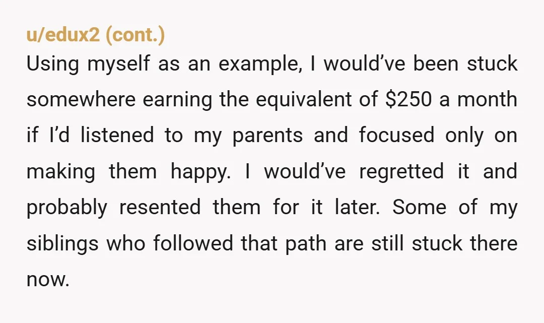 u/Embarrassed_Wrap8421
You do what’s good for your family and you let them deal with their feelings. It’s that simple.