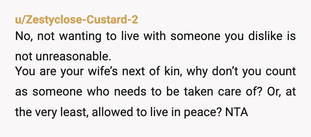 u/mountain_mists You need to get your wife on the same page as you in regards to telling FIL that his other daughter is NOT, in any way, shape, or form,...