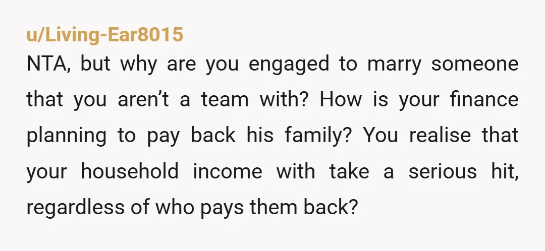 u/shammy_dammy
So why are you marrying a guy who has so much debt?