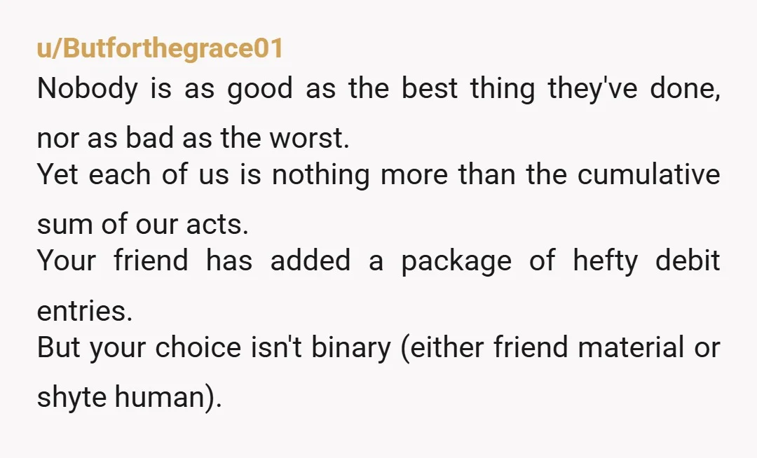 u/Initial-Company3926 Relationships are complicated as you stated, but cheating isn't It is a choice There is also the chance that that one of them or both will cheat on eachother...