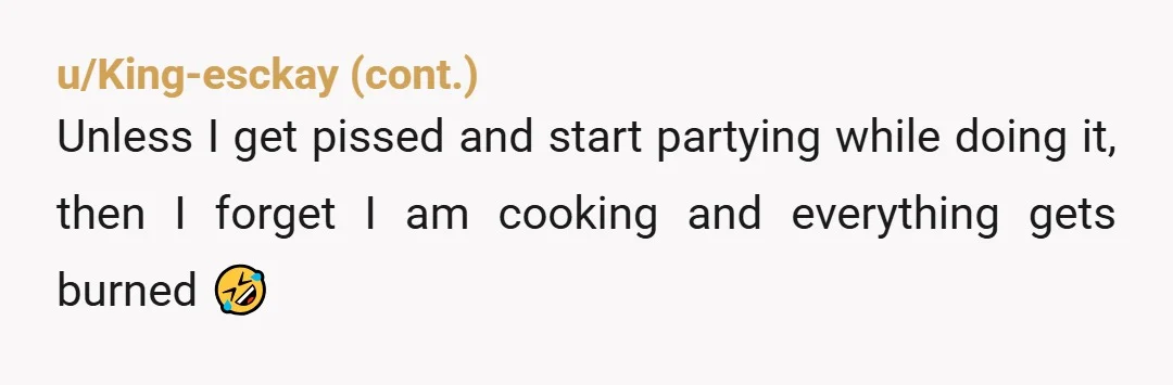 u/Yer_Remedy Everyone has their own ideas on how they like to eat their food. If he wants it more well done, then let it cook longer! The same thing when...