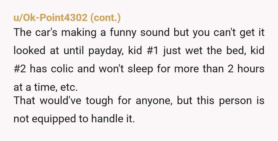 u/rmg418 You both aren’t aligned with what your futures will look like when it comes to working/timeline of having kids. Not being aligned on how you want your futures to...