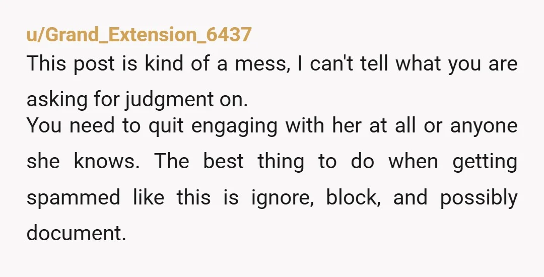 u/Felix5120
OP YTA. You sound like Miranda Priestly.  Please go get some help.