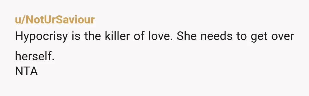 u/Builder-Technical Lmao, your spouse doesn't want what's right for the marriage, she wants what she wants for herself only. Selfishness all around. I understand she is grieving but that is...