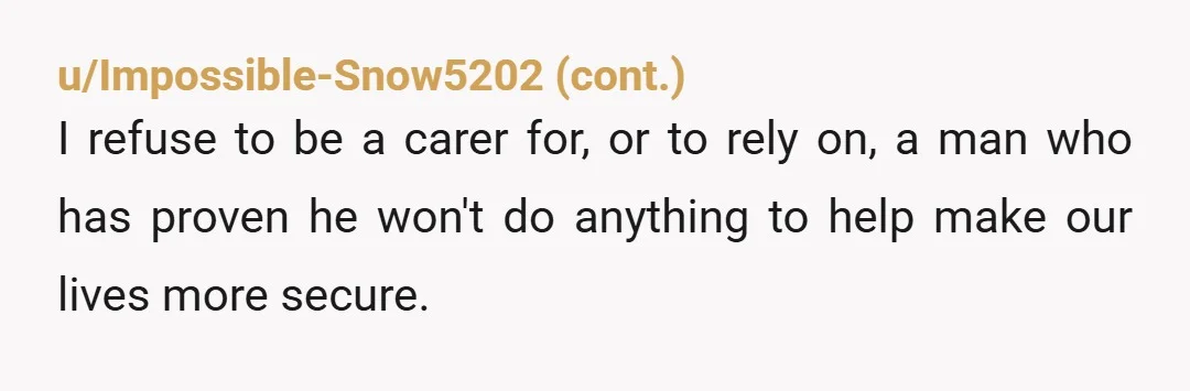 u/Striking-Spare9967 Ma’am, just leave him and don’t feel guilty. He had no business pursuing you in the first place. I don’t understand women who willingly enter these relationships and then...