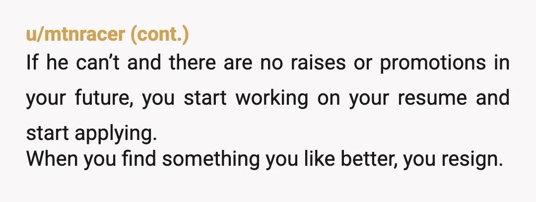 u/PomegranateZanzibar
This only works if you’re actually prepared to quit.