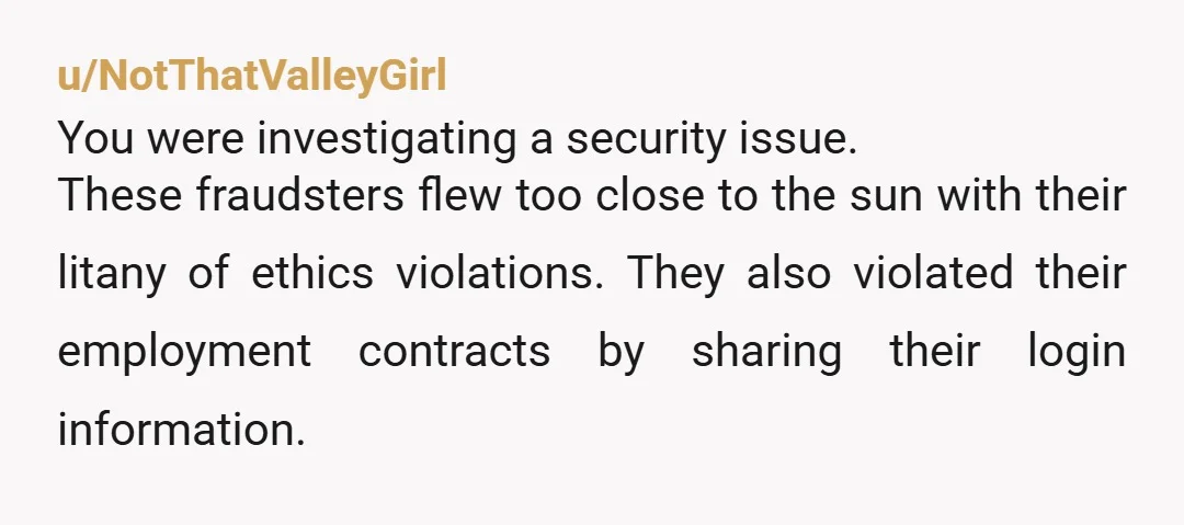 u/Enoch8910
Umm, no.  You were given an assignment which you completed successfully.  You didn’t snitch.