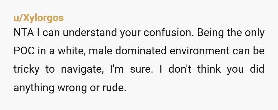 u/Grimmelda As a white woman I would like to say that I am surprised but I am not. Although, I will say if he was expecting something of you the...