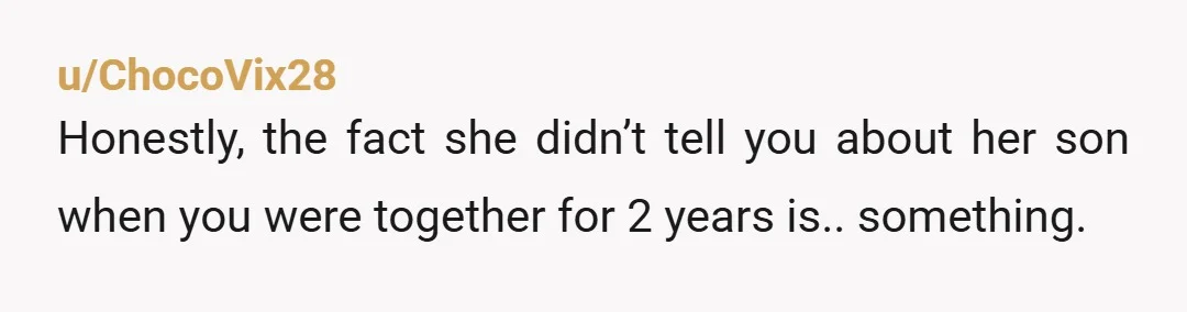 u/Nika_Raftel_85 The two most likely scenarios: 1)She got back together with the baby daddy 2)She found someone else when she moved 2 hours away for her new job, whom she...