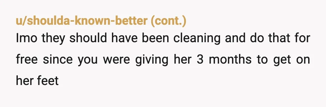 u/Unlikely_Couple1590
And now we know why nobody else would house her lol